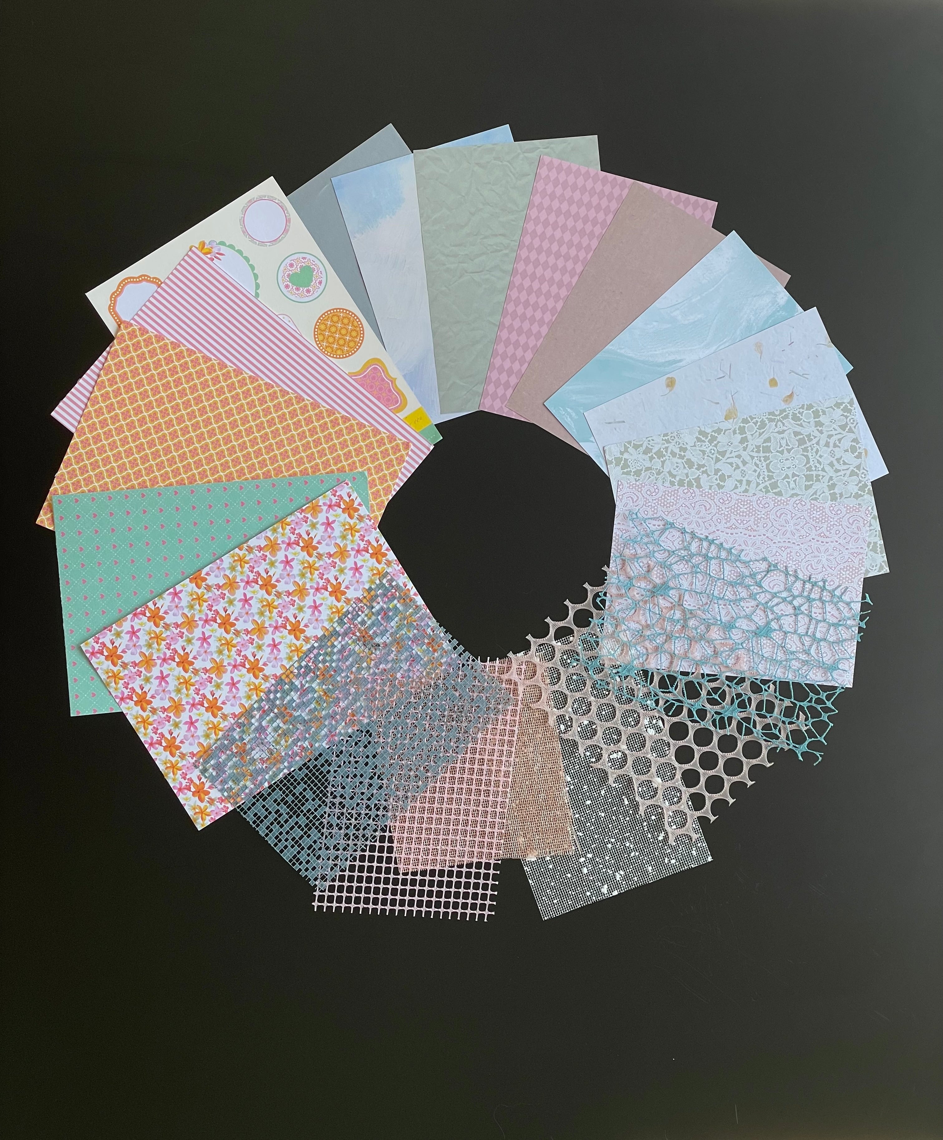 Sachets de 20 papiers à motifs
