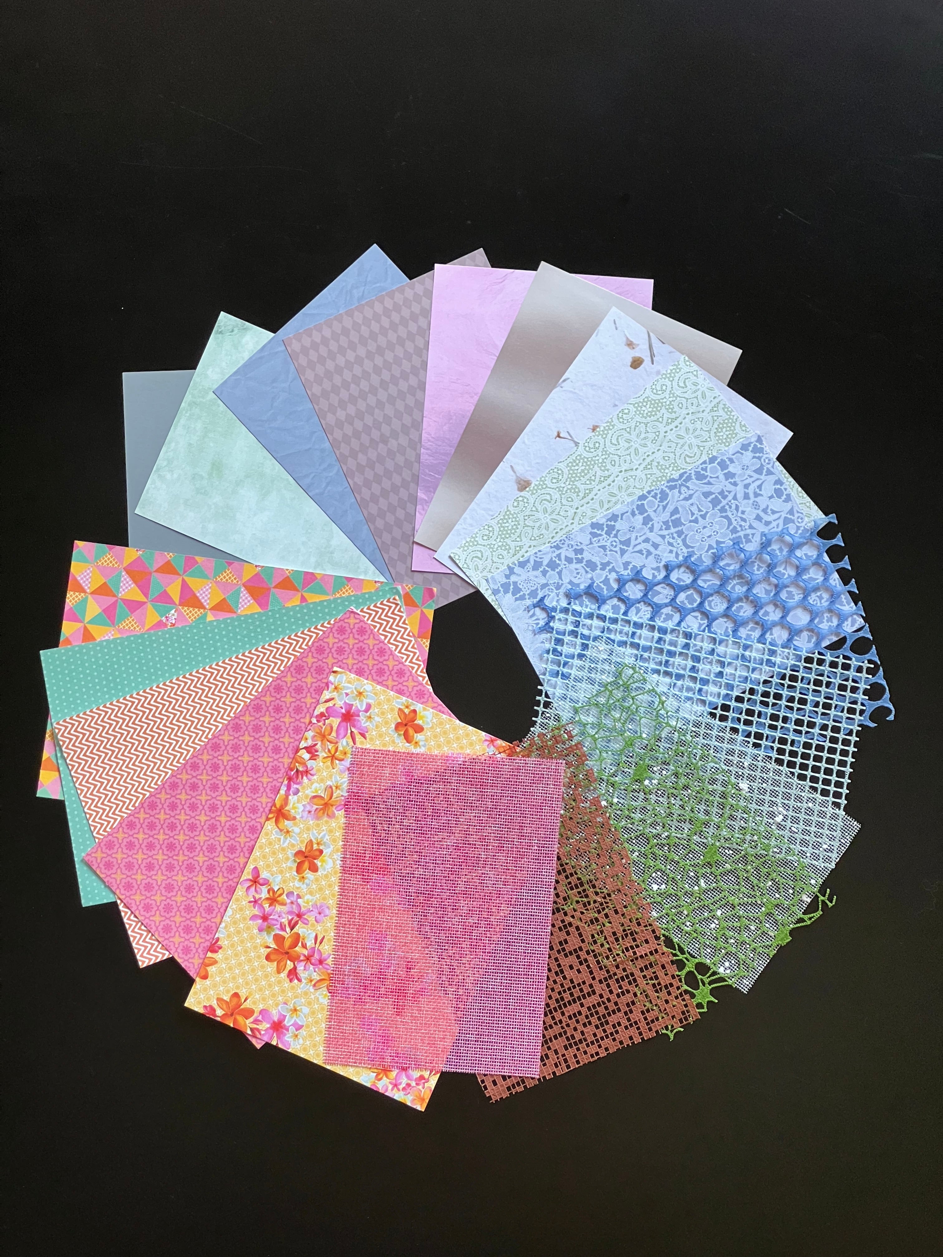 Sachets de 20 papiers à motifs