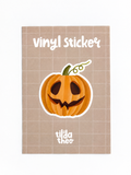 Sticker Citrouille