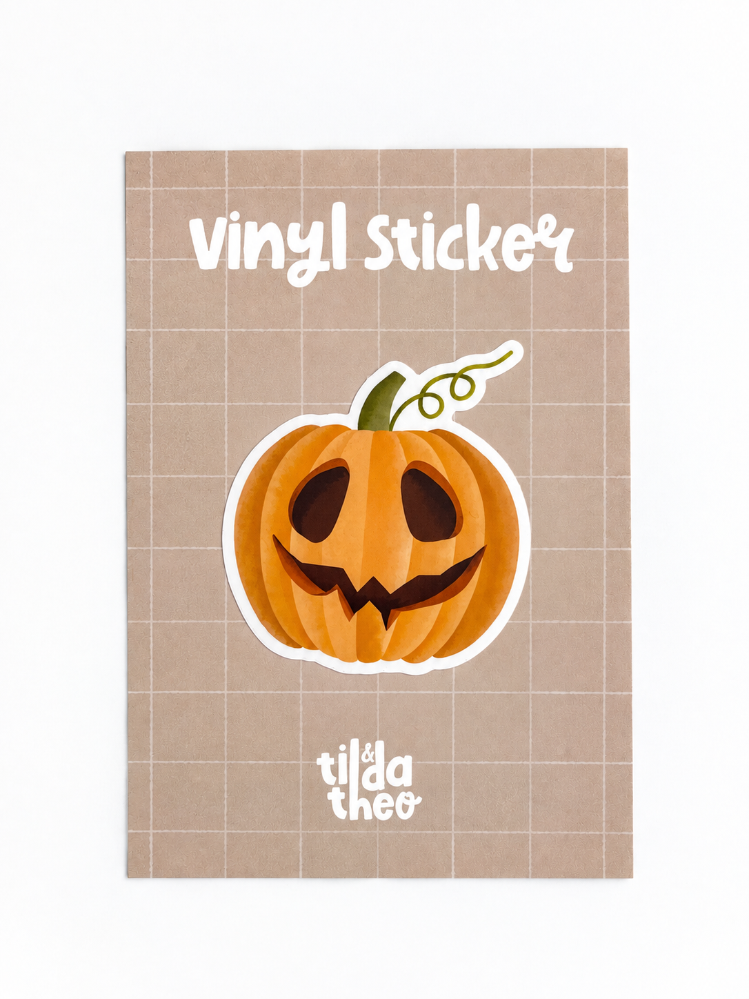 Sticker Citrouille